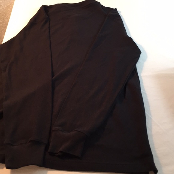 CHAPS black knit pullover long sleeve, large, NWOT - Picture 6 of 7